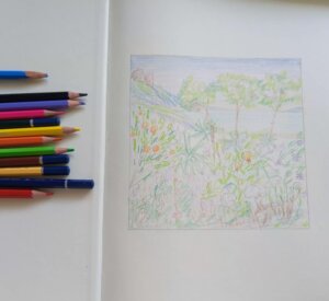 szkic, pejzaż, Małgorzata Morgen, Dlaczego przez lata bałam się malować pejzaże?